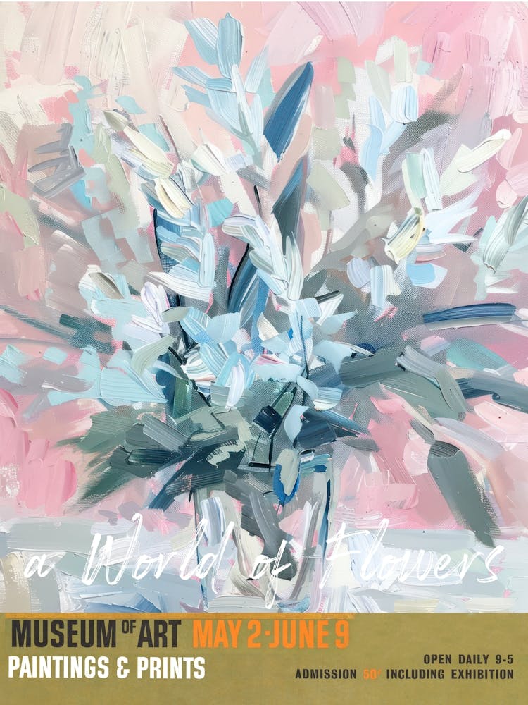 A World Of Flowers, Van Gogh Exhibition Bluebell 2