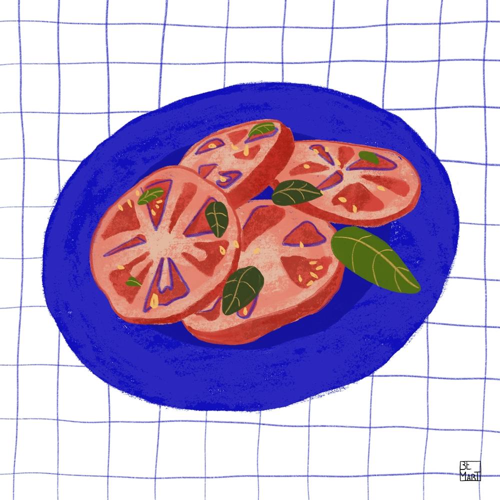 Healthy Tomato Salad Square