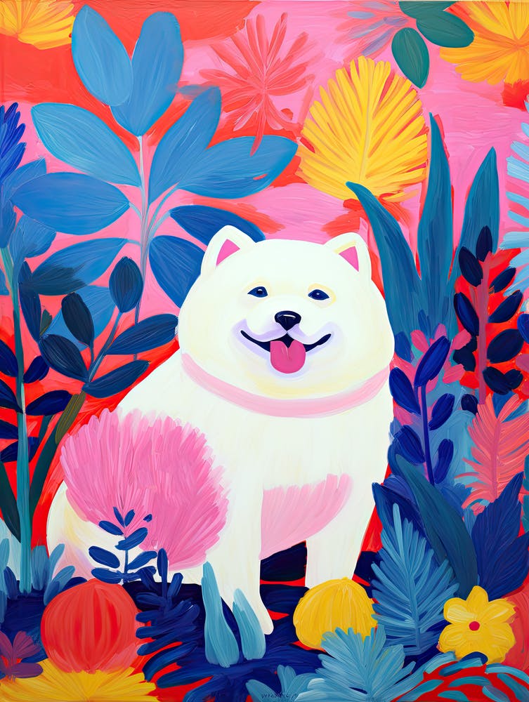 Samoyed, Matisse Inspired