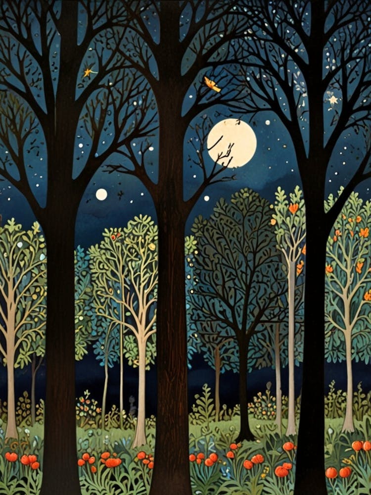 William Morris Night In The Woods 47
