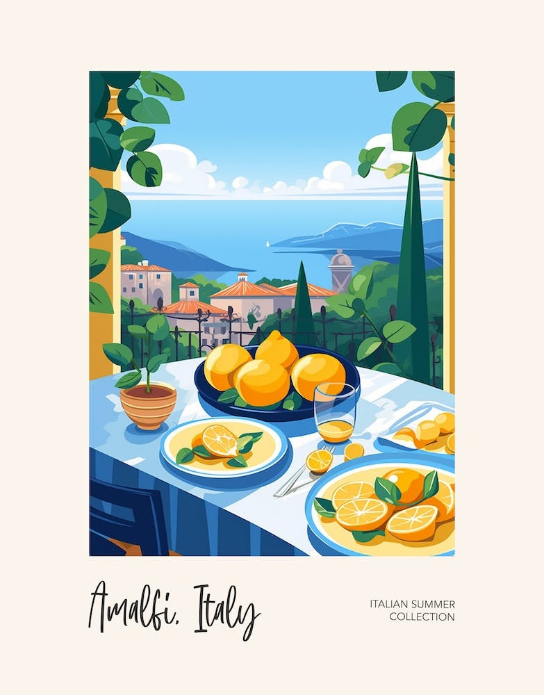 Amalfi, Italy Lemons 5 Italian Summer Collection