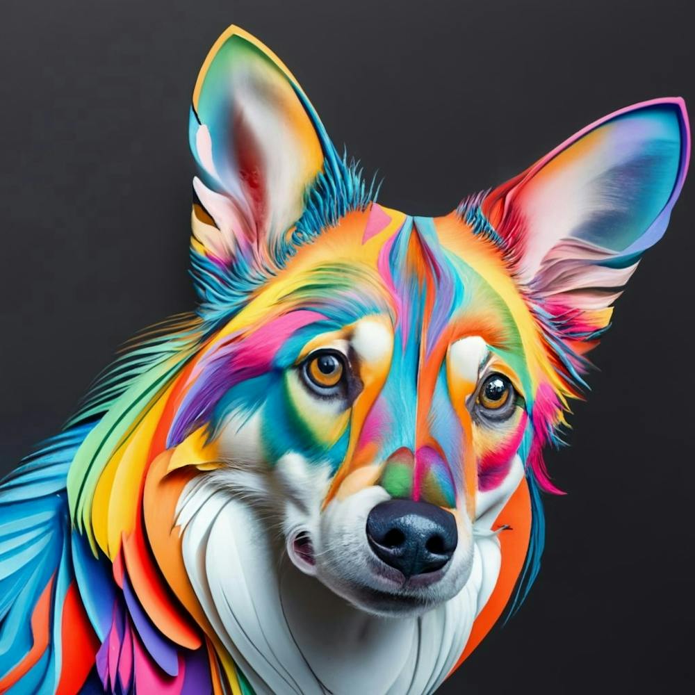 Colorful Dog