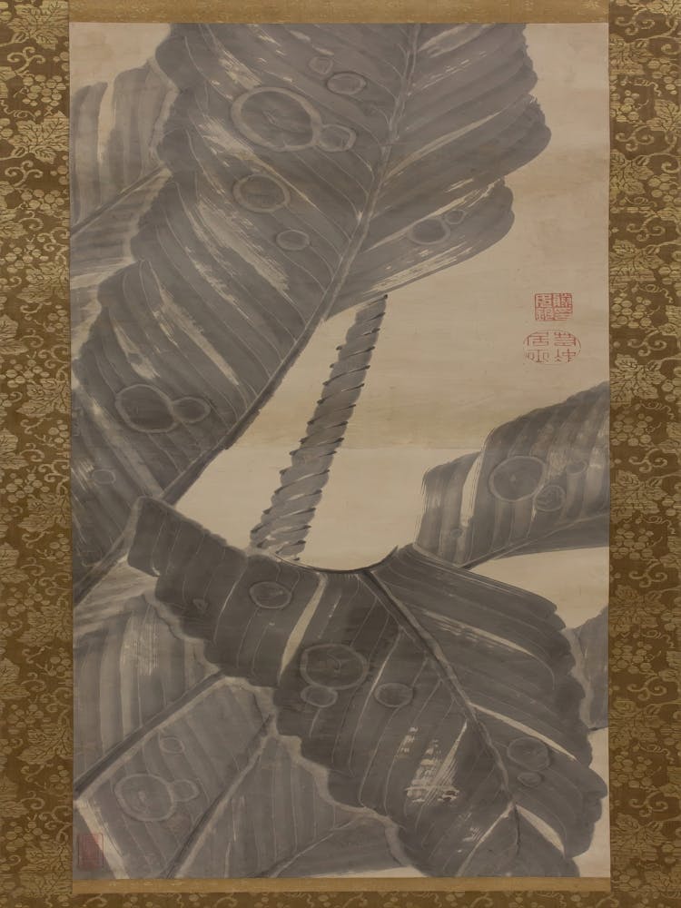 Banana Leaves, Itō Jakuchū