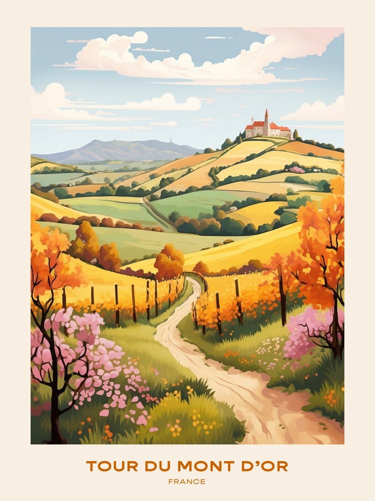 Tour Du Mont D Or France 1 Wanderposter