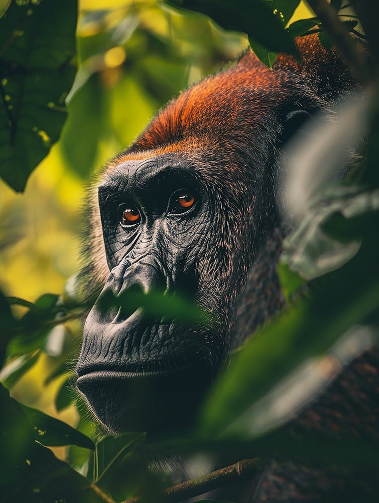Gorilla In The Forest
