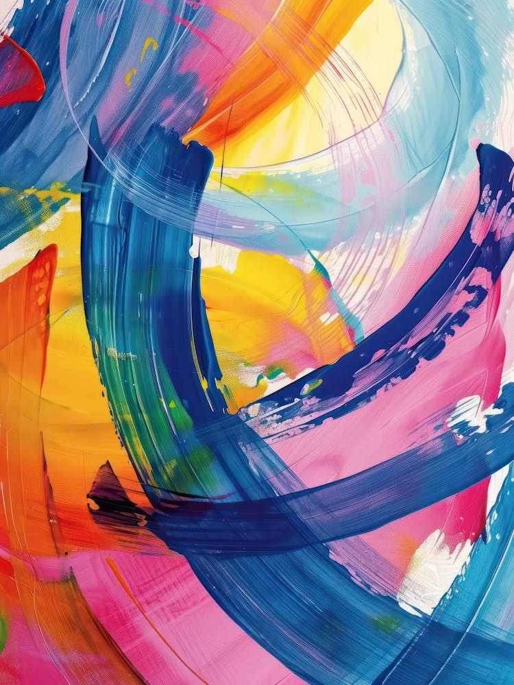 Colourful Brush Strokes 2