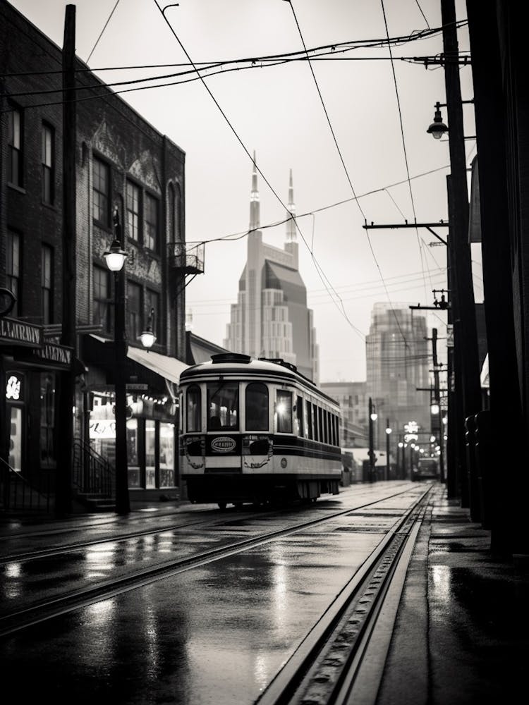 Nashville Black And White Analogue Photograph 4