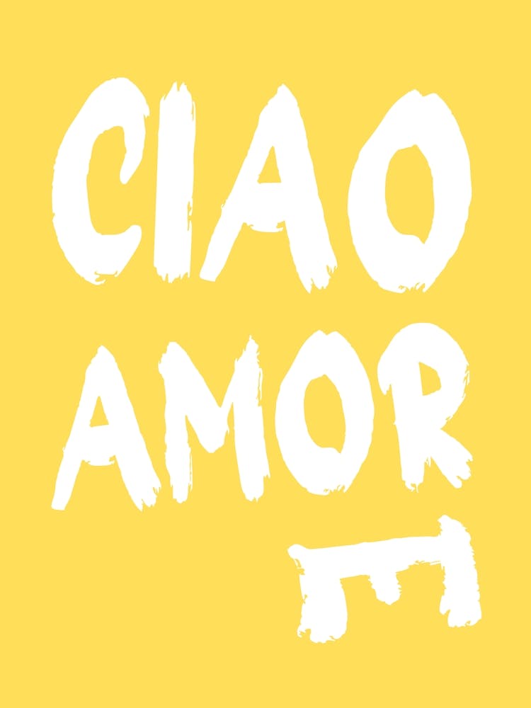 Ciao Amore - yellow