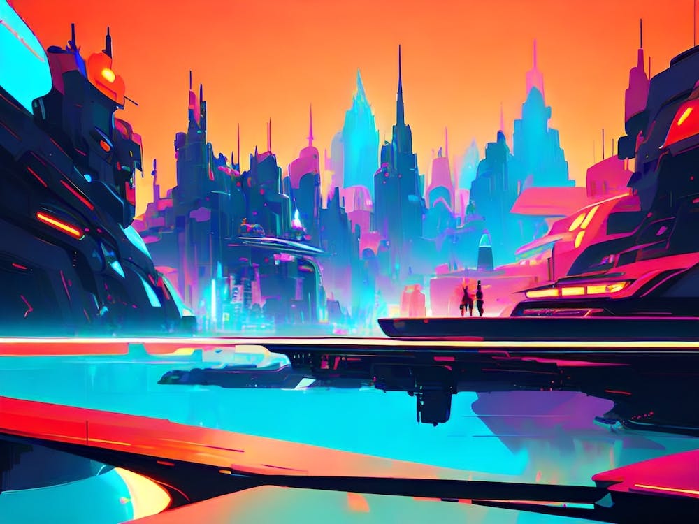Futuristic City 64