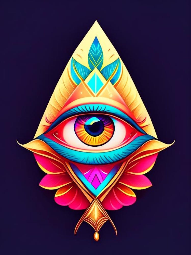 Pineal Gland, Symbol, Third Eye Tattoo 3