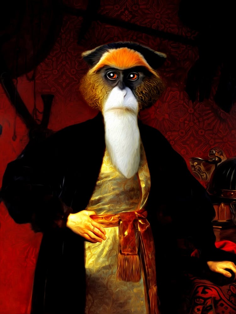 Silent Youssef The Monkey Pet Portraits