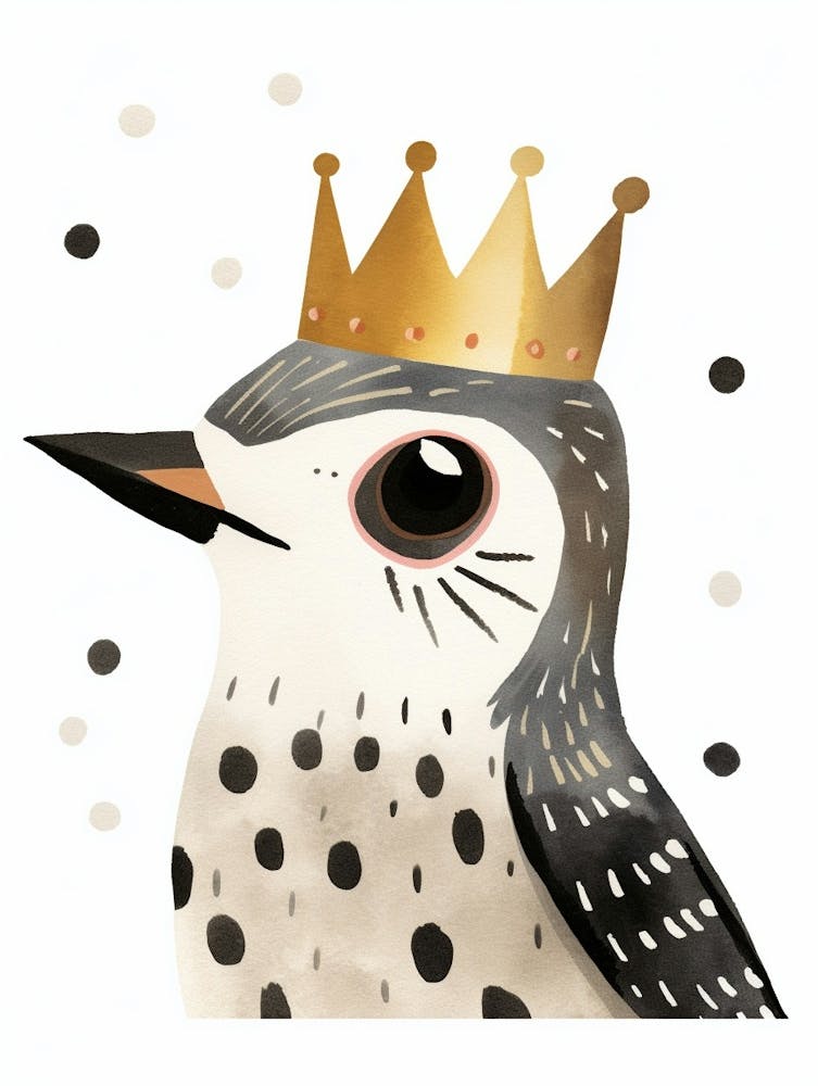 Little Flacon 2 Wearing A Crown