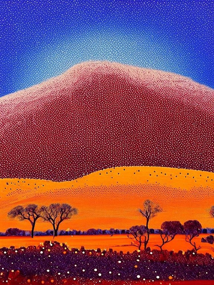 Uluru Pointillism