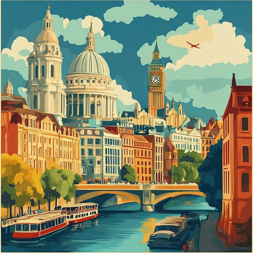 London Skyline Art
