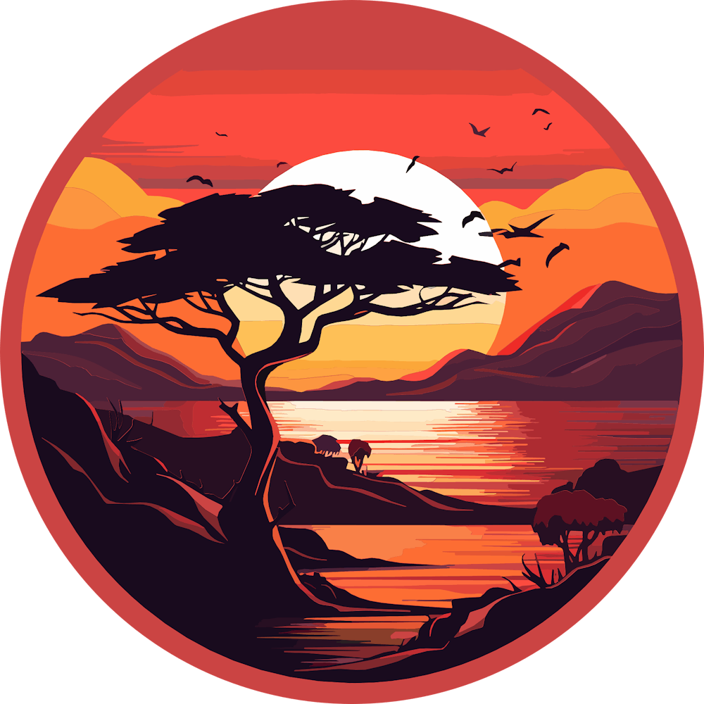 Tree Lake Bird Nature Landscape