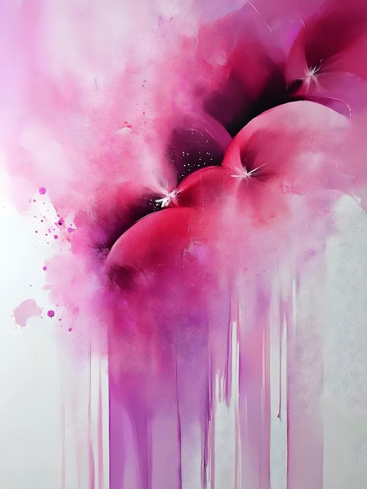 Abstract - Pink Flowers