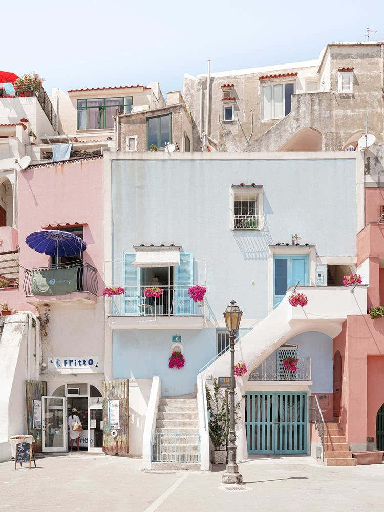 Pastel Color Island Streets