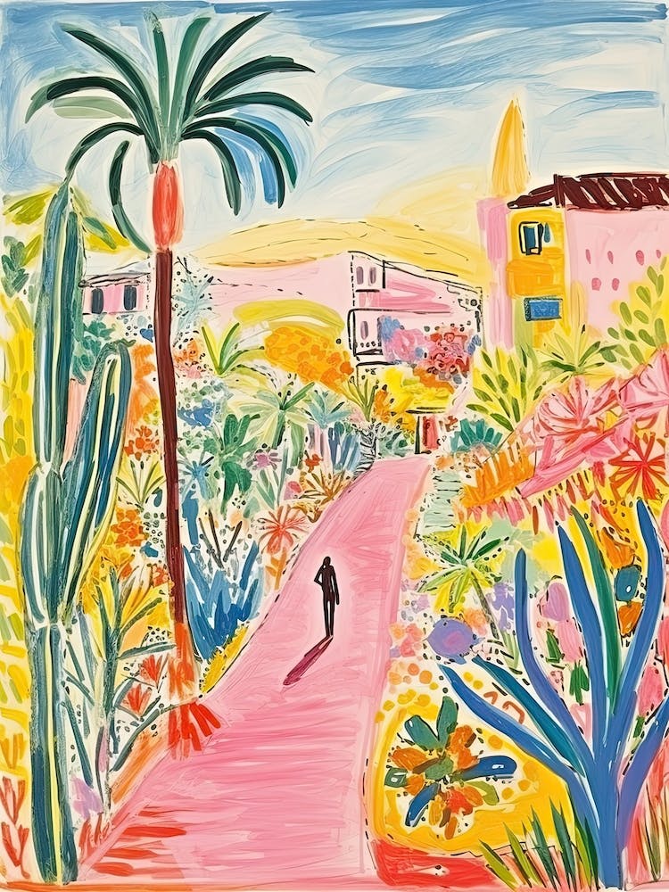 Brasilia, Dreamy Storybook Illustration 1