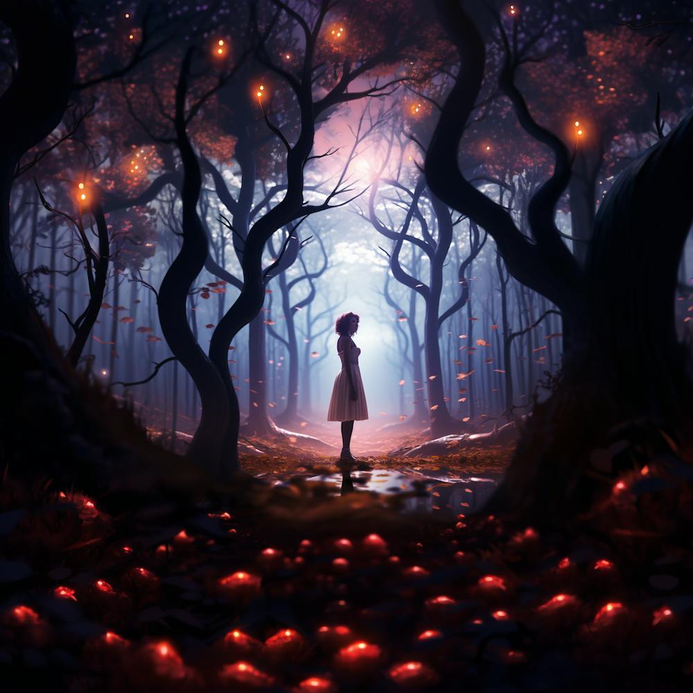 Girl In The Forest