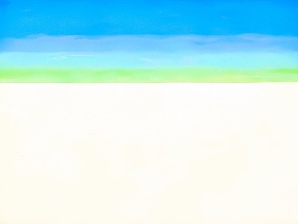 Georgia O'Keeffe - Sky with Flat White Cloud