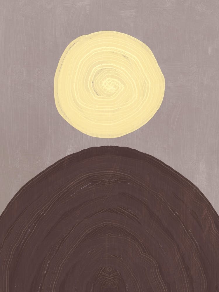 Sun and mountain