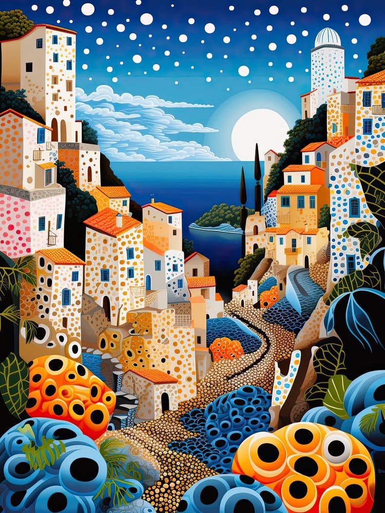 Tropea, Italy, Illustration In The Style Of Pop Art 3