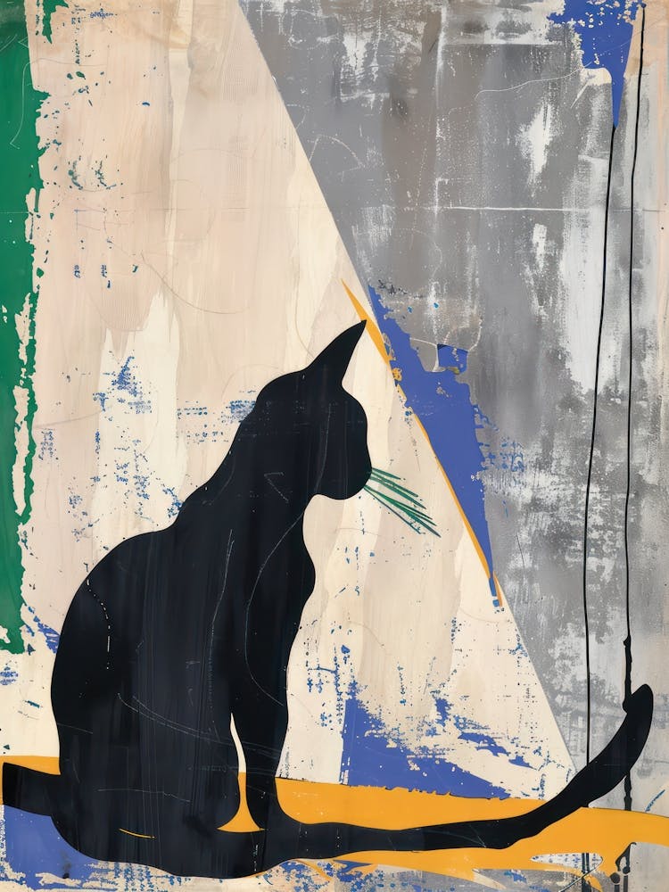 Cat 5 Cut Out Collage