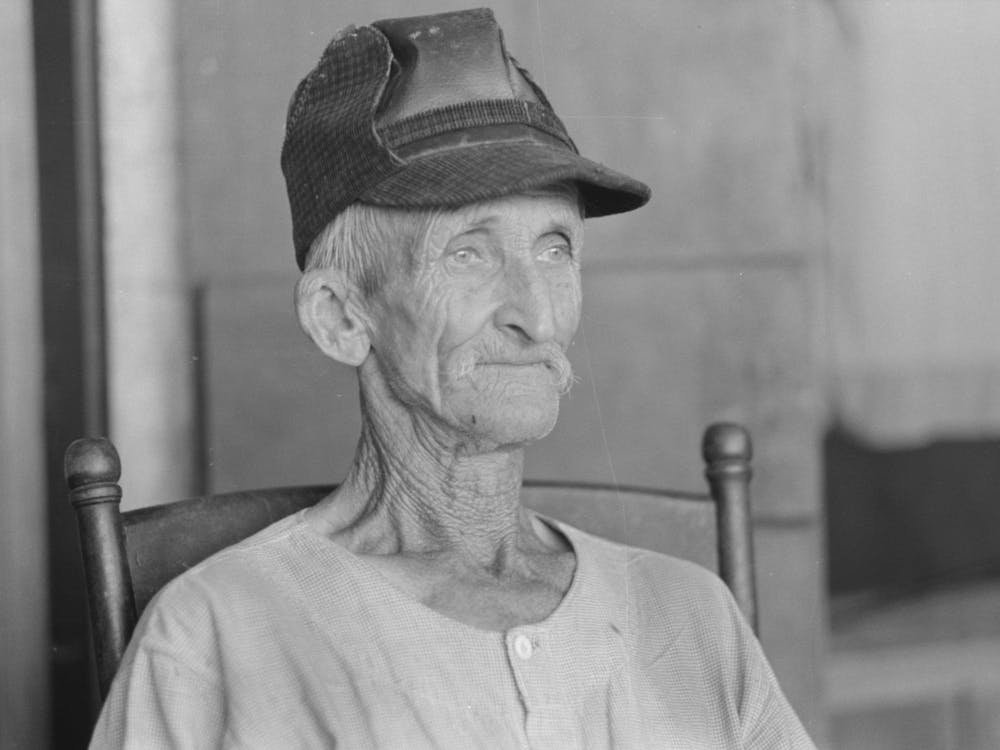 Old Farmer Near Lutcher, Louisiana By Russell Lee