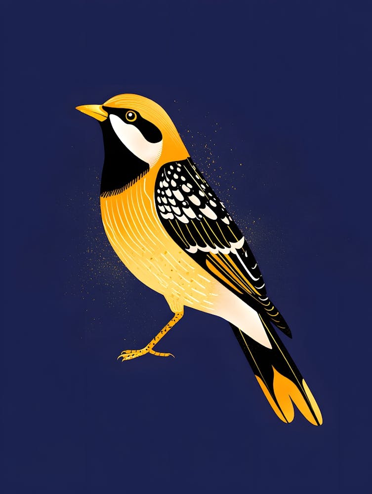 Vibrant Colorful Bird - Detailed Nature