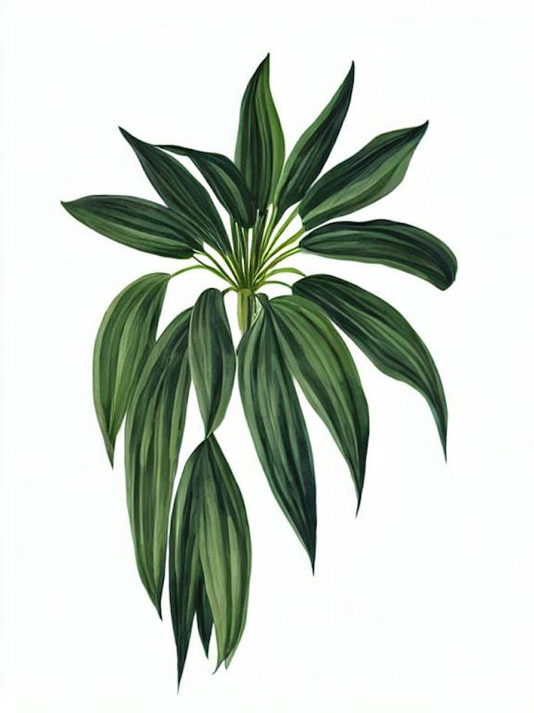 Fledermausblume (Tacca Chantrieri) Aquarell