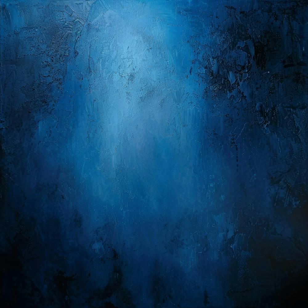 Peinture Bleue Abstraite 28
