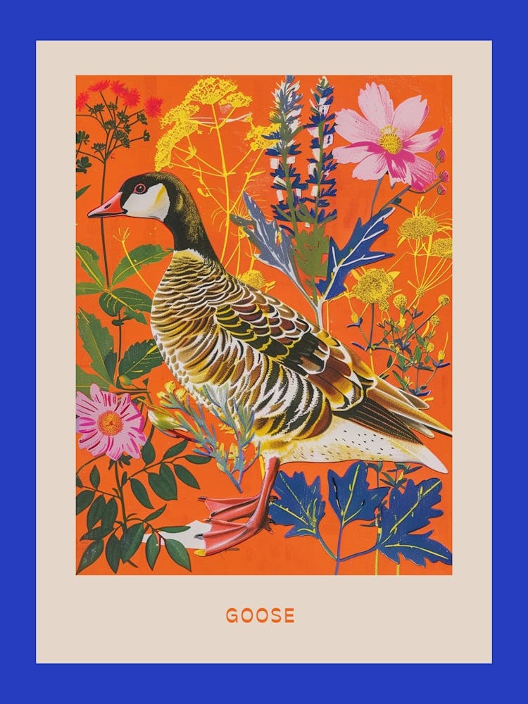 Spring Birds Poster Goose 3