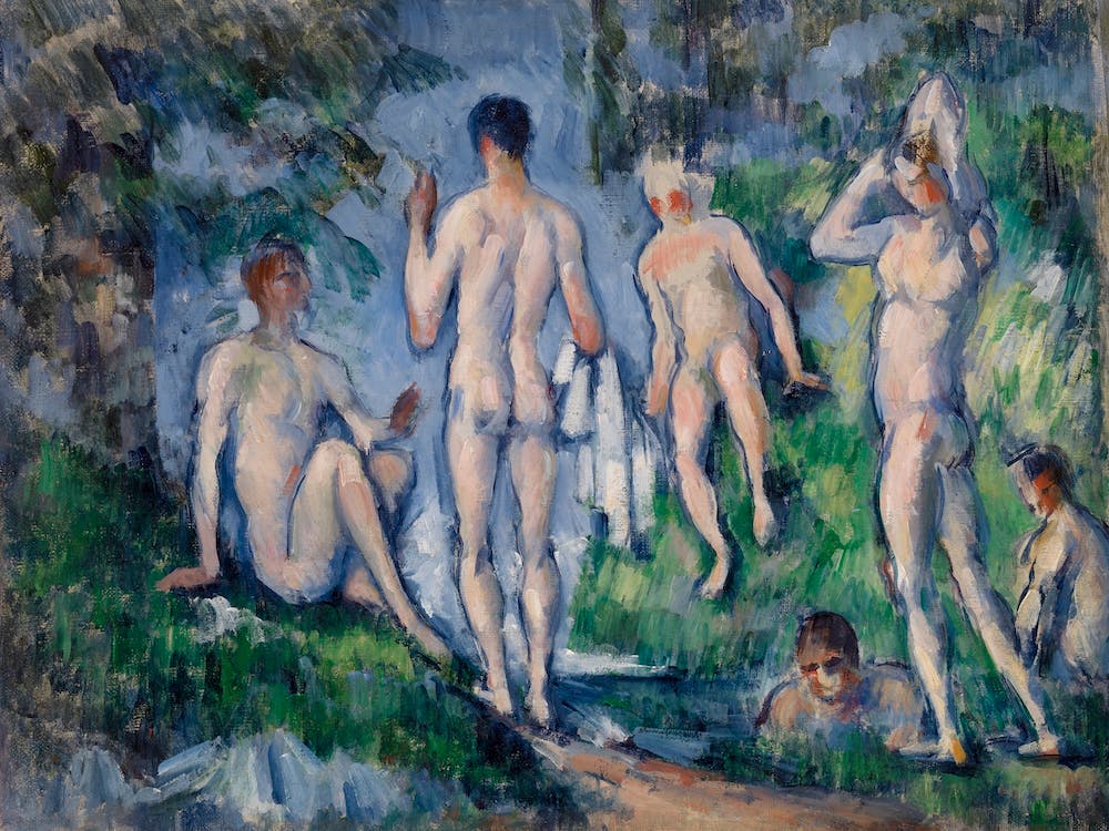 Group Of Bathers, Paul Cézanne