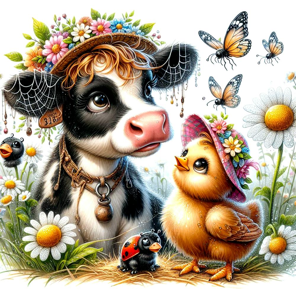 Cute Ink Spattered Animals 2