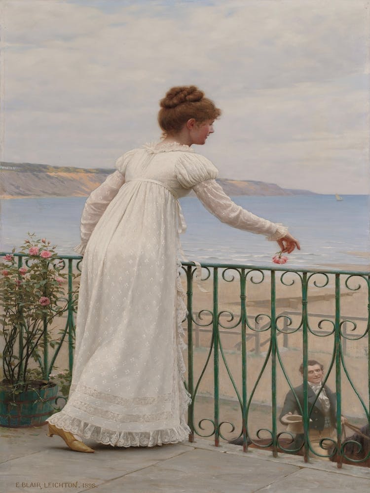 Lady On The Balcony