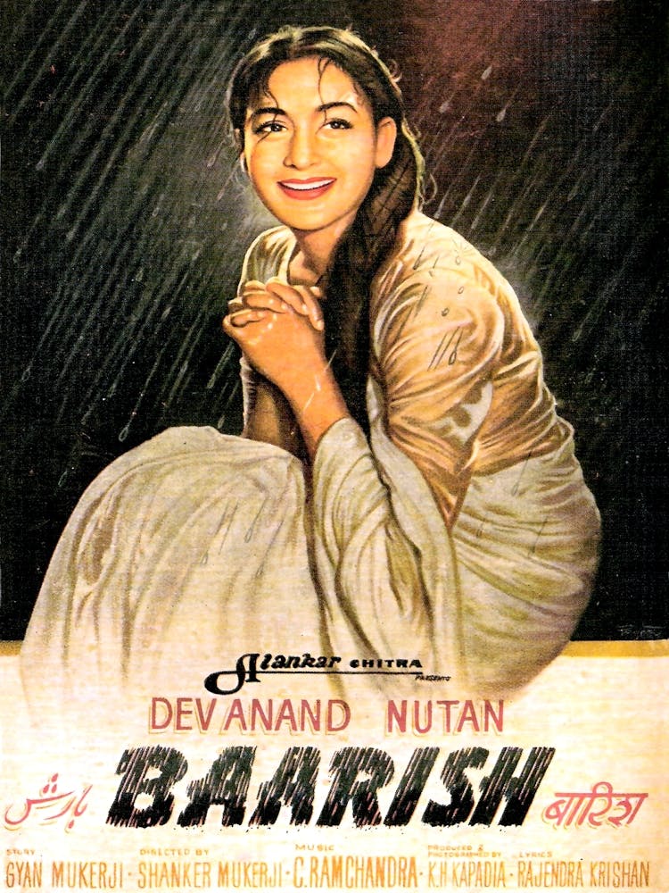 Bollywood Movie Poster, Baarish, Young Woman