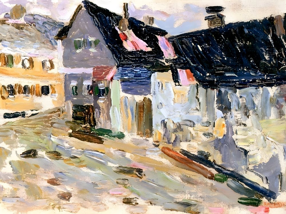 Wassily Kandinsky House On The Street