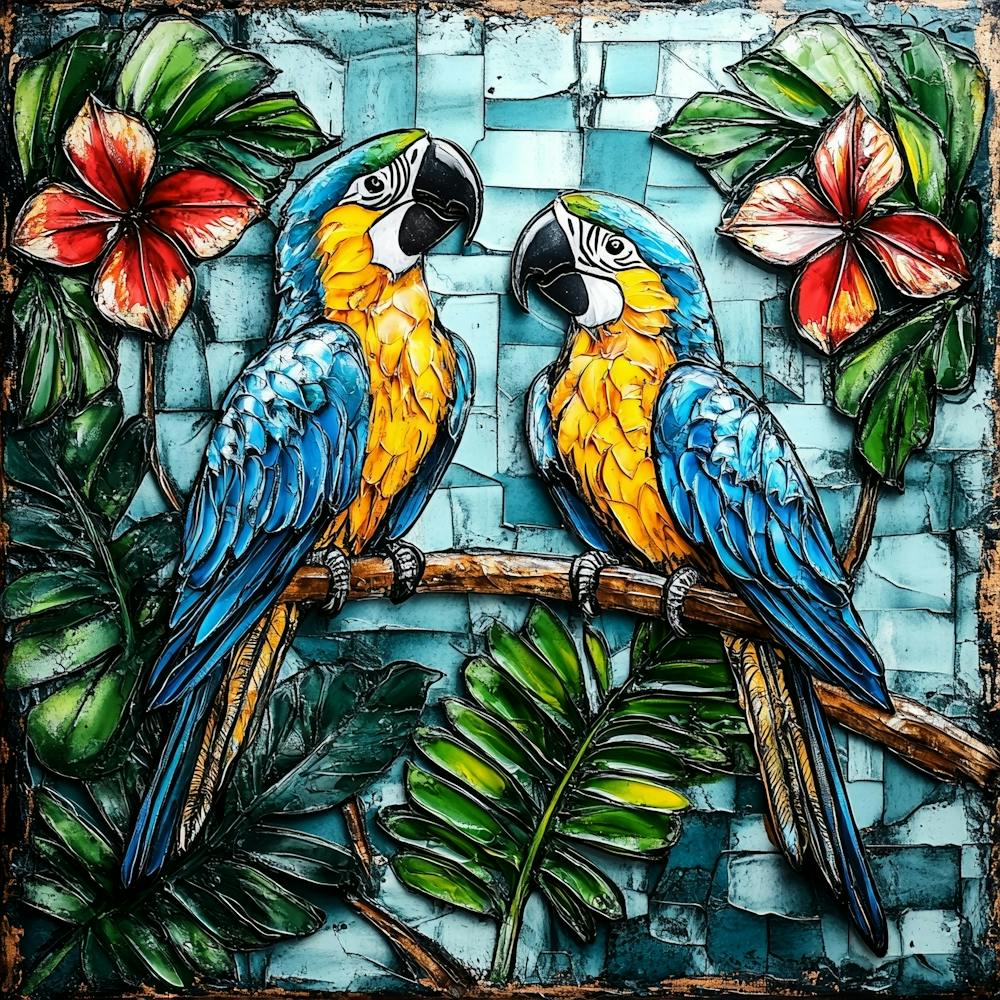Parrots Art