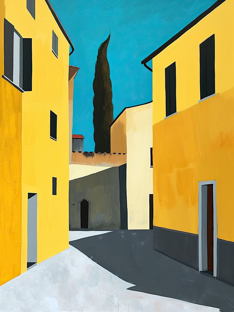 Yellow Street, Italy