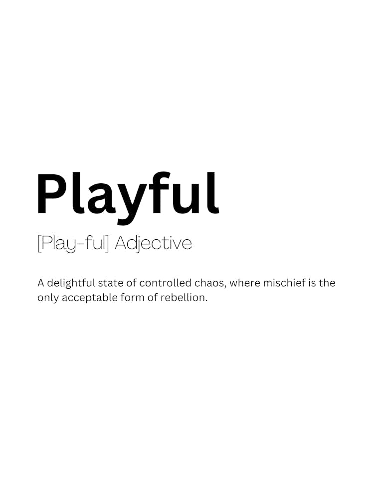 Playful Definition Meaning