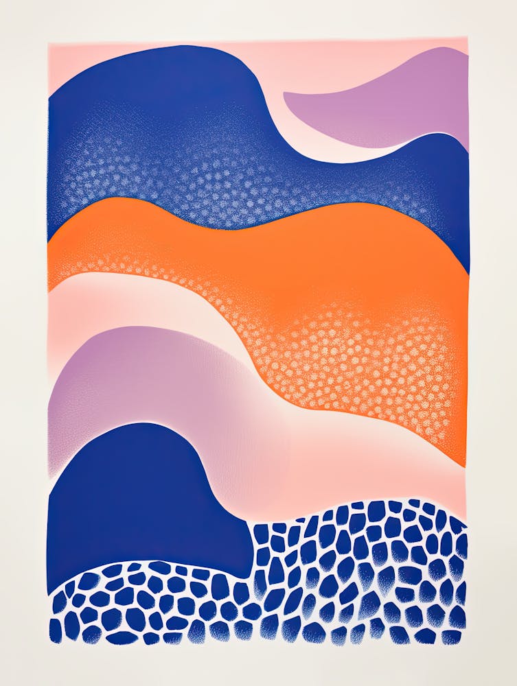 Organic Pulse Deep Abstract Design