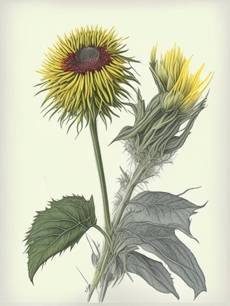 Elecampane Herb Pencil Colour