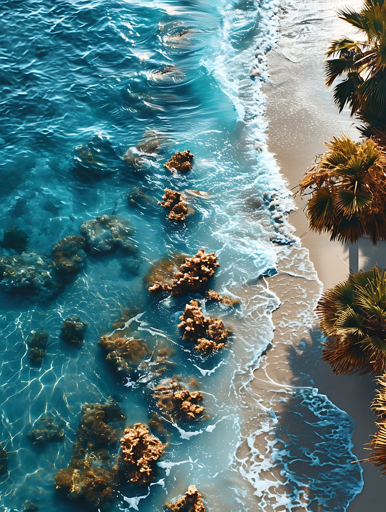 Aerial View Of A Beach