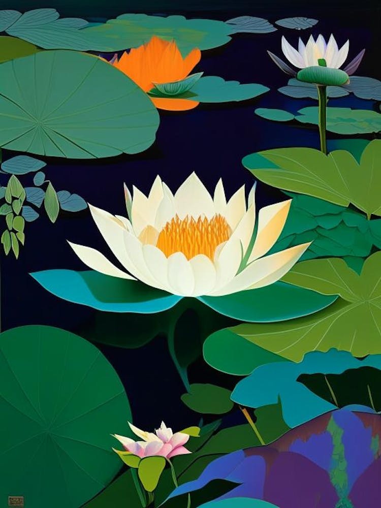 Amur Lotus Fauvism Matisse 1