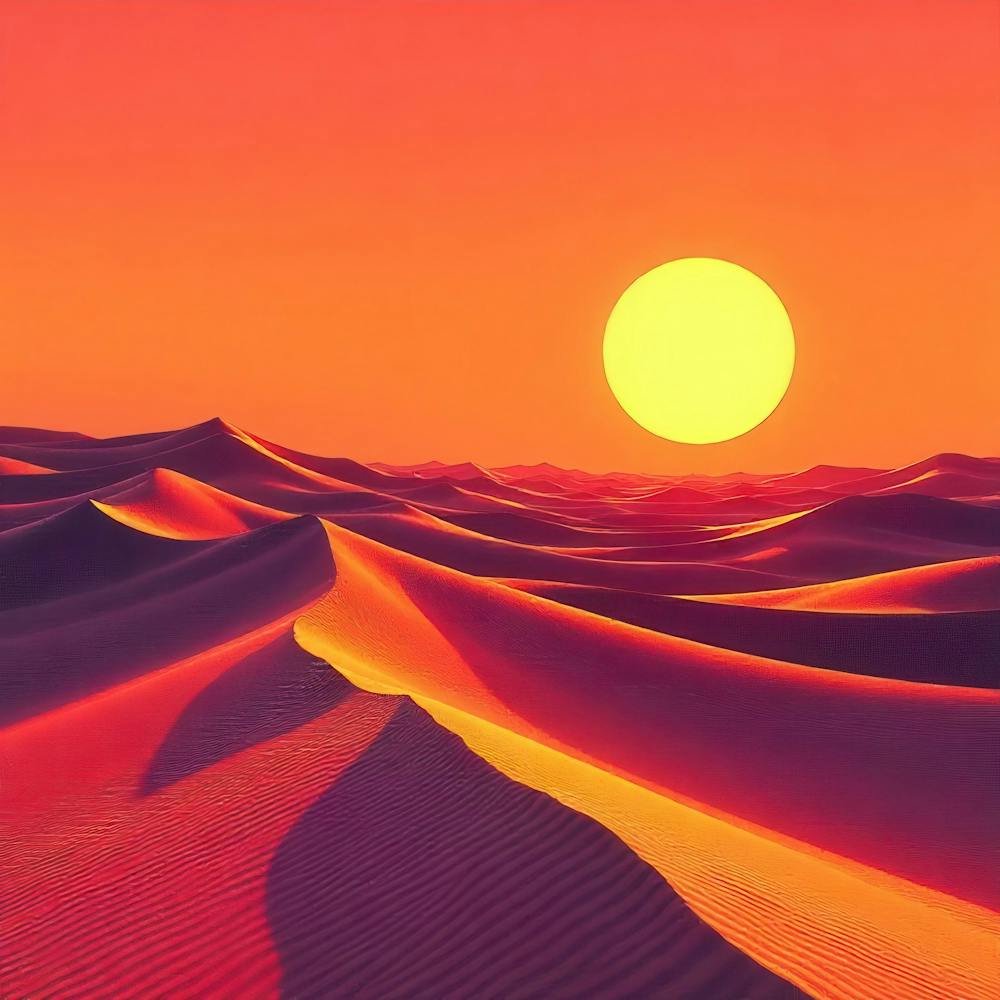 Sunset In The Desert 21