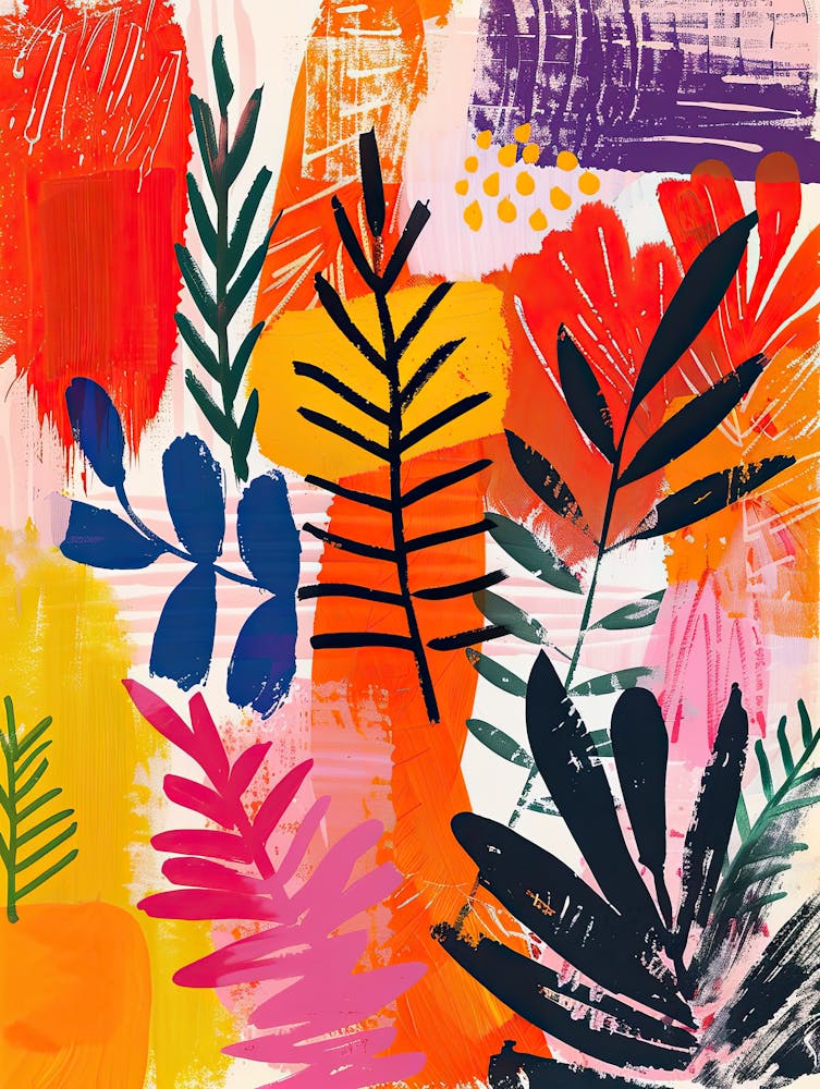 Teintes du Paradis Style Matisse