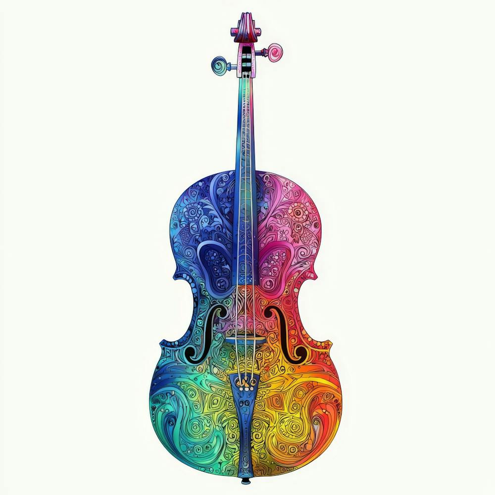 Rainbow Cello