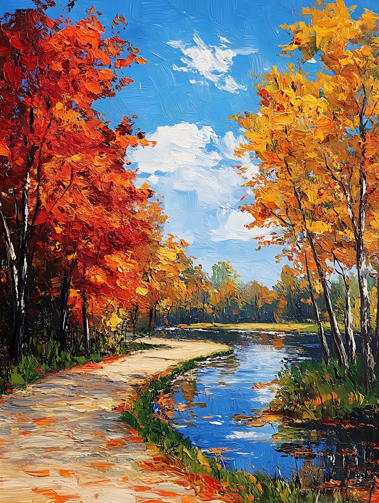 Beautiful Autumn Painting 20