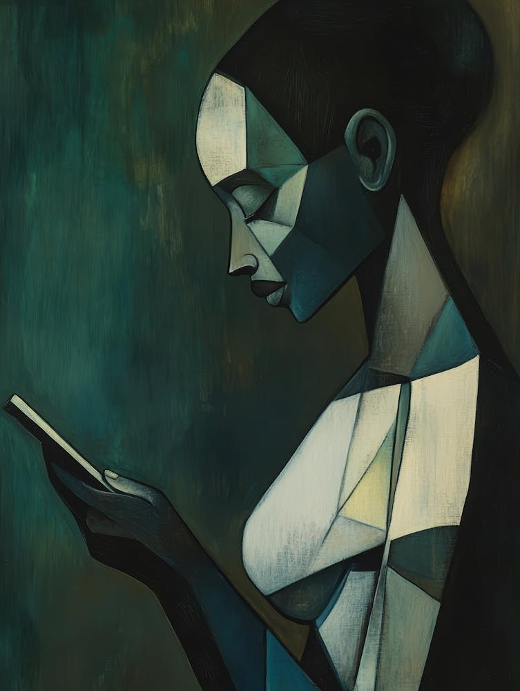 Woman Using A Cell Phone