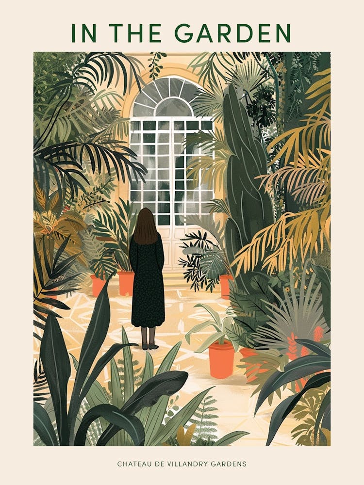In The Garden Poster Chateau De Villandry Gardens 3
